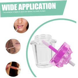 VICASKY 7pcs Empty Lip Gloss Tubes Refillable Lip Balm Containers for DIY Lipstick Bottles with Adorable Design Random Color