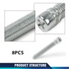 PIT66 Headlight Adjusters Kit 1-1/2” Screws Springs 8pcs Compatible with
