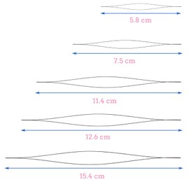 5 Sizes Bead Needle, Steel Big Eye Beading Needles with Storage Bottle for Jewelry Making, DIY Beading (12.6cm, 11.4cm, 10.1cm, 7.5cm, 5.8cm)