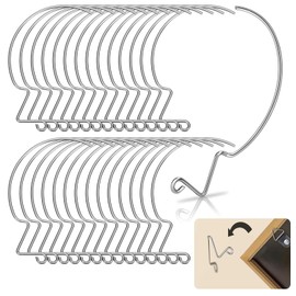 30Pcs Picture Hanger Hooks Super Hooks for Hanging Drywall Picture Hanging Hooks Heavy Duty Wall Hooks for Hanging Pictures, Photos, Frames, Planters, Art, Clock