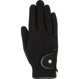 Riding Gloves Professional Nubuck Imitation Leather 9191 Black/Black XS