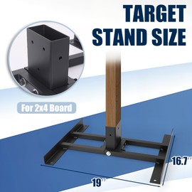 JTZFD 2x4 Shooting Target Stand Base for AR500 Steel Targets