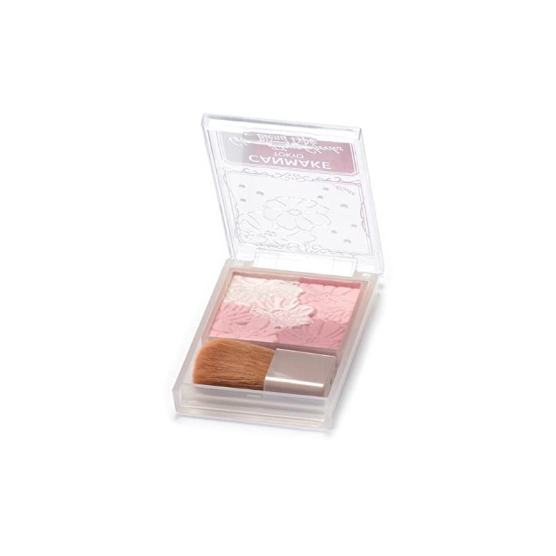 Canmake B02 Rose Ballerina Cheek Gloss Highlight Sheer Mat 1