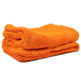 Nuke Guys Gamma Dryer S – Ultra Absorbent Handy Drying Cloth 1400 gsm Orange 40 x 40 cm – Lint-Free Rounded Soft Fibres Scratch-Free – Premium Microfibre Cloth for Cars, Motorcycles, Bicycles