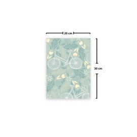 Le Jardin du Lin Bedruckte Baumwoll Taschen mit Kordelzug, Einkaufstasche, Beutel, Stoffsack, Stofftasche, Gemüsesack, Wiederverwendbare, Umweltfreundlich, Mehrzweck, Faltbar, Größe: 20x30 Cm