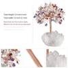 Nupuyai Colourful Crystal Tree of Life Gemstone Feng Shui Tree