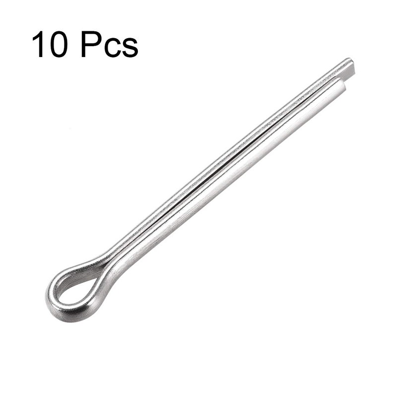 sourcing map Split Cotter Pin - 5mm x 60mm 304