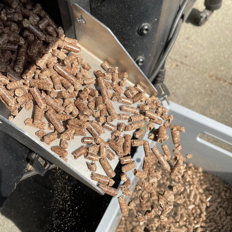 Stainless Steel Pellet Slide, Magnetic Pellet Funnel, Upgrade for Traeger