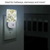 Chrobak LED Night Light,Green Maple Leaves LED Night Light Plug