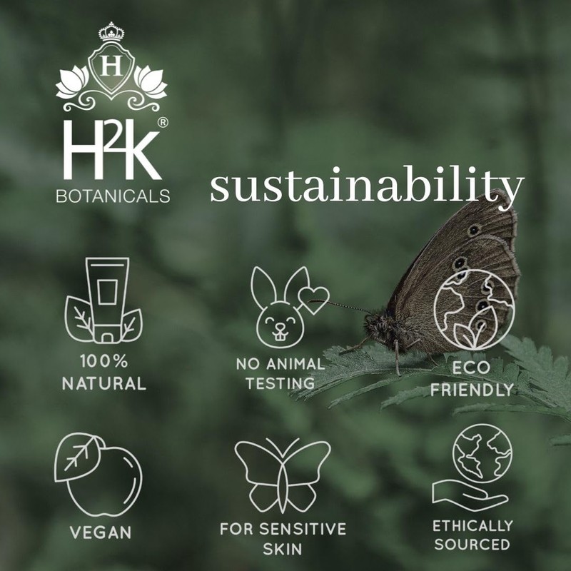 H2K Botanicals Warm Amber Hand & Body Cream 250ml