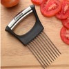 Cooswai Stainless Onion-Holder Slicing-Kitchen Assistant-Vegetable - Upgrade Chopper Slicing Tool,