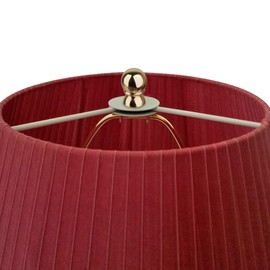 Helunsi 10 Inch Lamp Harp, 2 Set Gold Lamp Shade Harp Holder with Finial, DIY Detachable Replacement Lampshade Adapter Harp Bracket Hardware for Table/Floor Lamps Accessories Parts Repair - Metal