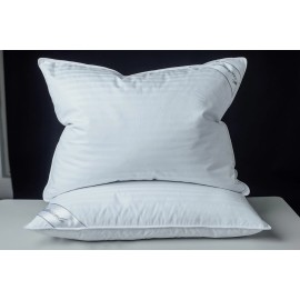 Eastwarmth Goose Down Feather Soft Pillows One Pillow 100% Cotton Supportive ...