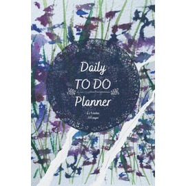 Daily To Do Planner: Undated, Plan, Organize, Create Order Out of Chaos Notebook and Practical ADHD Agenda/Task Productivity Tracker and ... Student Sisters-Watercolor Inspired Design