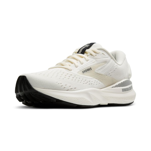 Brooks Men’s Adrenaline GTS 24 Supportive Running Shoe - Coconut/Black/White