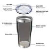 E T EASYTAO Termo Acero Inoxidable, 30OZ850ml Termo Para Cafe