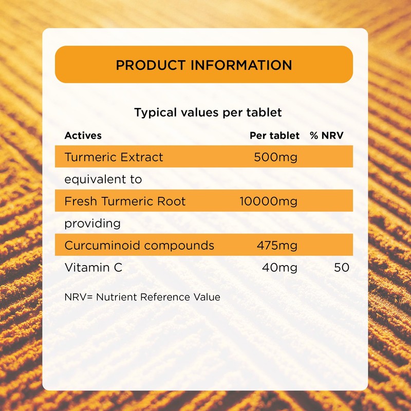 Healthspan Ayurvedic Turmeric | 60 Tablets | 95% high curcuminoid