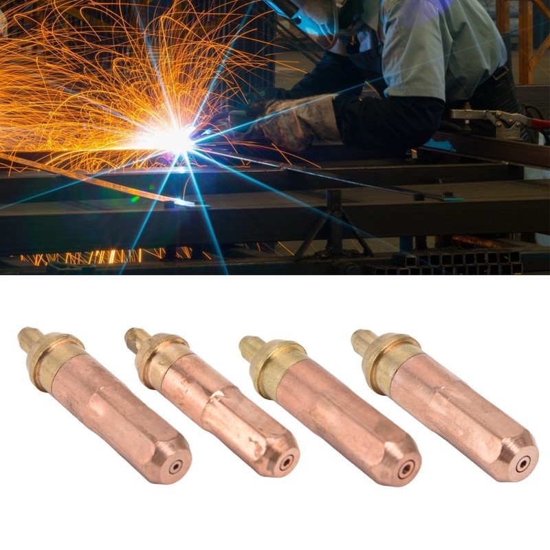 4Pcs Acetylene Cutting Tips Ring Welding Nozzles for Torch High