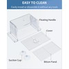 Pawfly Aquarium Fish Breeding Box Acrylic Hatchery Incubator Tank with