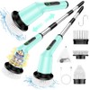 Depurador Eléctrico Giratorio Limpieza Baño Cepillo Polvo Inalámbrico Ipx7 Impermeable