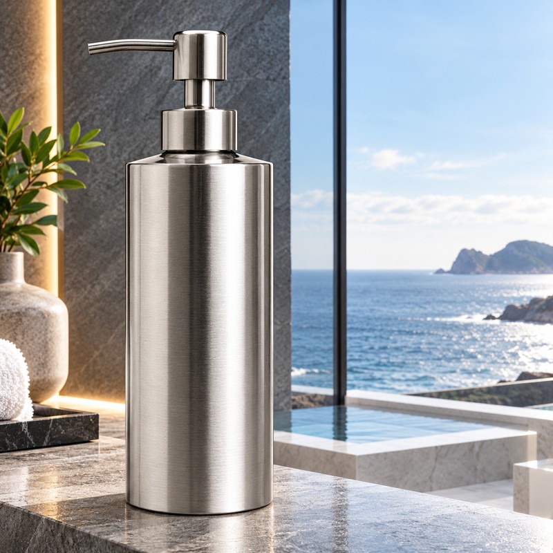 Countertop Soap Dispenser for Kitchen & Bathroom – Metal Pump