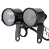 Universal Motorcycle LED Odometer Meter Tachometer Gauge Speedometer Instrument 12V