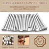 Leather Stamping Tools, Leather Carving Set, Working Kit for Beginners