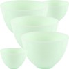 Lurrose 5 Piezas Cuenco de Silicona Mediano para Mascarillas Diy,