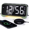ROCAM Loud Alarm Clock for Heavy Sleepers with Bed Shaker,