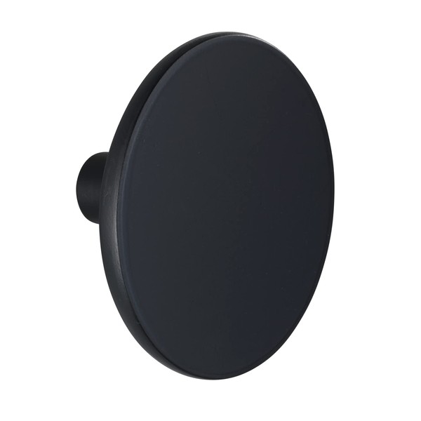 WENKO Melle Wall Hook Black - Screw-On Hook, Polyresin, 8