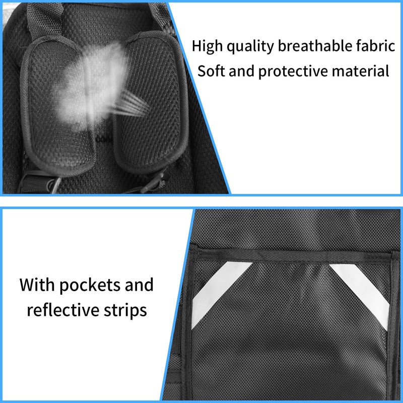 KQSNBG Adjustable Harness, Prevent Passengers from Falling for ATV,Snowmobile,Grey