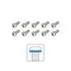 Adept AB5 Stainless Steel Bolts, Set of 10, M5 x