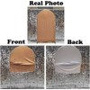 KONPON Brown Ripples Arched Frame Fabric Cover for Birthday Partied