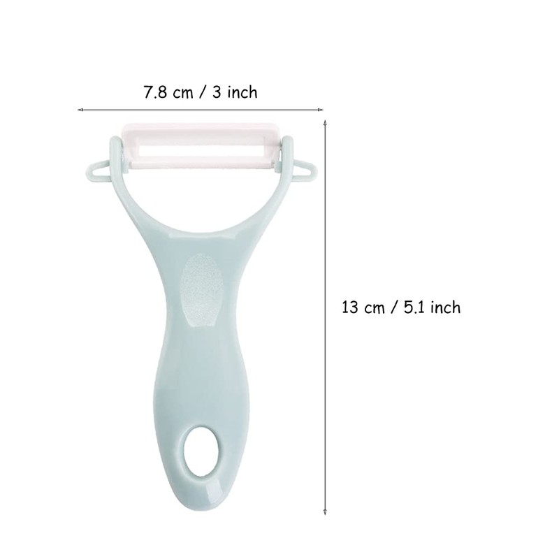 6 Pieces Peeler Ceramic Peeler 3 Color with Ceramic Blade