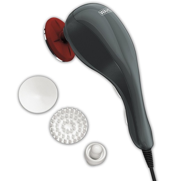 Wahl Heat Therapy Handheld Electric Massager for Sore Muscles of the Back, Neck, Face, Shoulder, Leg, Feet, Full Body Pain Relief, by the Brand Used by Professionals #04196-1201