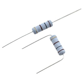 LUORNG 20PCS 3 Watt 100 Ohm Metal Oxide Film Resistor Quad Band Standard EIA Colours Suitable for Electronic and Electrical Experiment