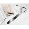 Allegra K Striped Necktie, Narrow Tie, 2.0 inches (5 cm),