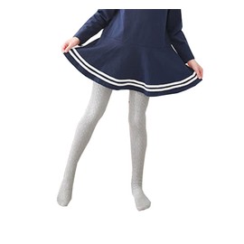 dodoin Baby Kids Girls Autumn Winter Footed Tights Cotton Warm Stretchy Leggings Stocking Pants 2-8Y (Grey, 3-4Years)