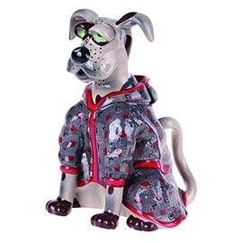 Blue Sky Ceramics Jacket Dog Teapot, Multi (13623)
