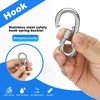 24 Inch Bungee Cord with Stainless Steel Screw Locking Carabiners,