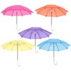 SAFIGLE Set of 5 Mini Umbrellas for Dolls - Cute