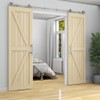 QINAIXQM 30 cm Sliding Door Handle, Double-Sided Barn Door Handle,