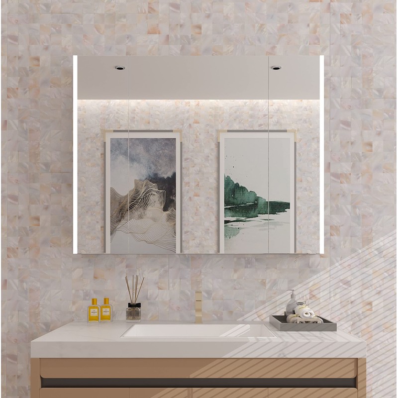 Reovatile 10 - Sheet Pearl Shells Tile Peel and Stick