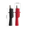 4PCS Multimeter Crocodile Clips, Banana Insulated Safety Test Clip, Crocodile