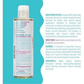 Lube Life Body Lubricant 236 Ml Lubelife Lubricante Personal Sabor