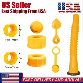Unbranded Replacement Spout Nozzle Vent Kit for Plastic Gas Cans with Old Style Cap