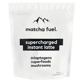 Matcha Fuel Matcha Fuel SuperLatte - Mushroom, Superfood & Adaptogenic Latte Powder | Energy, Focus & Immunity | Lion's Mane, Reishi, Cordyceps, KSM-66 Ashwagandha | Gluten Free | Vegan | 15 Servings (300g)