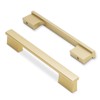 BUKOBYHE 10 Pack 5 Inch Brushed Gold Kitchen Cabinet Handles