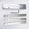 Guitar Nut Files and Fret Crowning Tool Set 4Pcs Steel