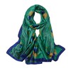 KAVINGKALY Large Silk Scarves Women's Scarf Elegant Silk Scarf Hair